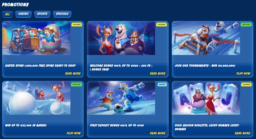 Promoties Sgcasino
